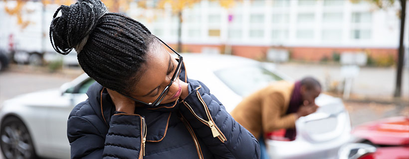 Patient suffering from Pinched Nerve in need of auto accident injury care in Baldwin